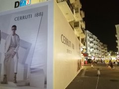 商場搞裝修圍擋貼畫